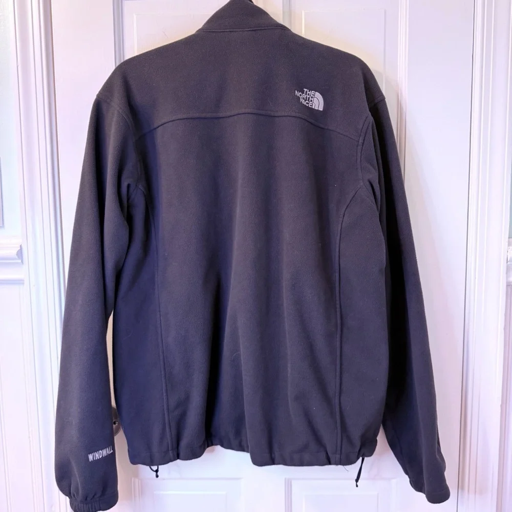The North Face Black Performance Jacket with Zip-Up Front WINDWALL